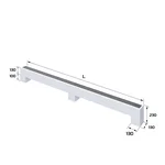 Конвектор напольный Royal Thermo STEP-130/130/2200-2-N-WT-LG-NA 2