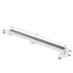Конвектор напольный Royal Thermo STEP-80/180/2200-1-N-WT-LG-NA 2