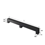 Конвектор напольный Royal Thermo STEP-130/180/2700-2-N-BL-LG-BL 2