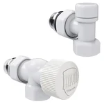 Набор термостатический осевой Royal Thermo Design 1/2"М30х1,5 (Белый) 2