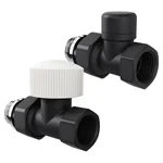 Набор термостатический прямой Royal Thermo Design 1/2"М30х1,5 (Черный) 2