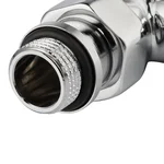 Набор термостатический для радиатора осевой Royal Thermo Design Pro 15 мм М30х1,5 (Хром) 4