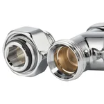 Набор термостатический для радиатора осевой Royal Thermo Design Pro 15 мм М30х1,5 (Хром) 5