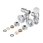 Набор термостатический для радиатора осевой Royal Thermo Design Pro 15 мм М30х1,5 (Хром) 9